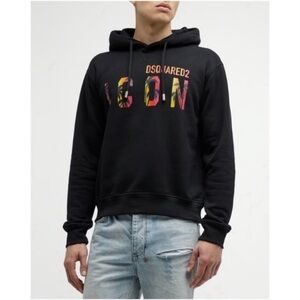 DSQUARED2 Hawaiian-Print Icon Hoodie